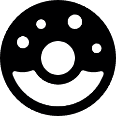 Donut Icon from Ultimate Bold Set