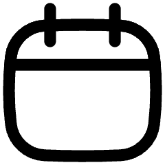 Blank Calendar Icon from Flex Line Set