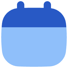 Blank Calendar Icon from Flex Flat Set