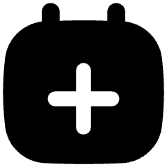 Calendar Add Icon from Flex Solid Set