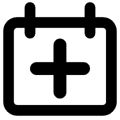 Calendar Add Icon from Core Remix Set