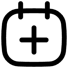 Calendar Add Icon from Flex Line Set