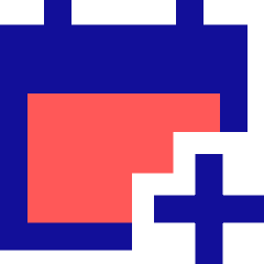 Calendar Add Icon from Sharp Pop Set