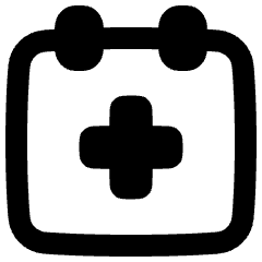 Calendar Add Icon from Plump Remix Set