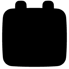 Calendar Blank Solo Icon from Plump Solid Set