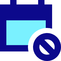 Calendar Block Icon from Sharp Pop Set