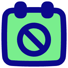 Calendar Block Icon from Plump Pop Set