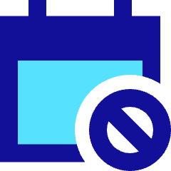 Calendar Block Icon from Sharp Pop Set