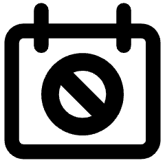 Calendar Block Icon from Core Remix Set