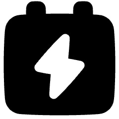 Calendar Bolt Deadline Icon from Plump Solid Set