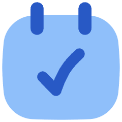Calendar Check Icon from Flex Flat Set