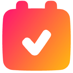 Calendar Check Icon from Plump Gradient Set