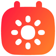 Calendar Date Day Early Icon from Flex Gradient Set