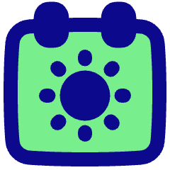 Calendar Date Day Early Icon from Plump Pop Set