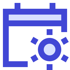 Calendar Date Day Early Icon from Sharp Duo Set
