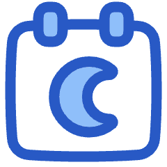 Calendar Date Night Late Icon from Plump Duo Set