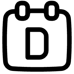 Calendar Day View Daily Icon from Plump Line Set