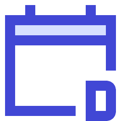 Calendar Day View Daily Icon from Sharp Duo Set