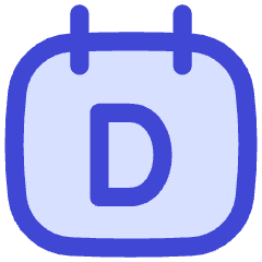 Calendar Day View Daily Icon from Flex Duo Set