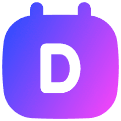 Calendar Day View Daily Icon from Flex Gradient Set