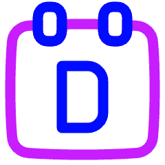 Calendar Day View Daily Icon from Plump Neon Set