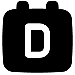Calendar Day View Daily Icon from Plump Solid Set
