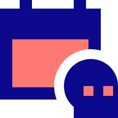 Calendar Deadline Icon from Sharp Pop Set