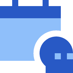 Calendar Deadline Icon from Sharp Flat Set
