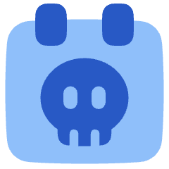 Calendar Deadline Icon from Plump Flat Set