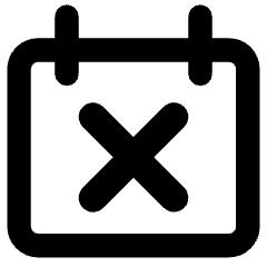 Calendar Disable Icon from Core Remix Set