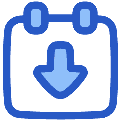 Calendar Download Icon from Plump Duo Set