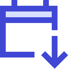 Calendar Download Icon from Sharp Duo Set