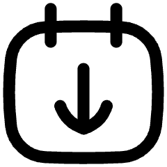 Calendar Download Icon from Flex Line Set