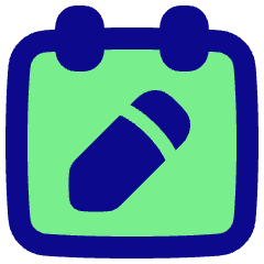 Calendar Edit Icon from Plump Pop Set