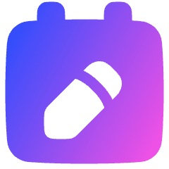 Calendar Edit Icon from Plump Gradient Set