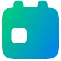 Calendar Event Icon from Plump Gradient Set