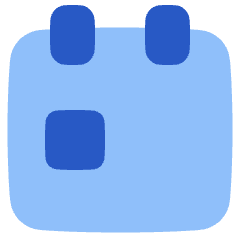 Calendar Event Icon from Plump Flat Set