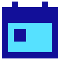 Calendar Event Icon from Sharp Pop Set