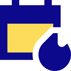 Calendar Fire Icon from Sharp Pop Set