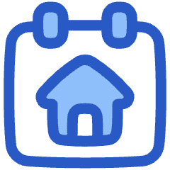 Calendar Home Icon from Plump Duo Set