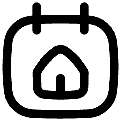 Calendar Home Icon from Flex Line Set