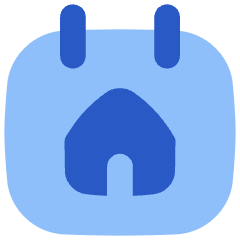 Calendar Home Icon from Flex Flat Set