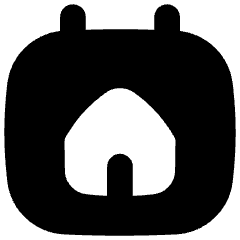 Calendar Home Icon from Flex Solid Set