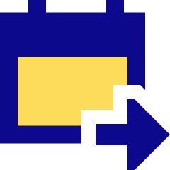 Calendar Jump To Date Icon from Sharp Pop Set
