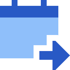 Calendar Jump To Date Icon from Sharp Flat Set