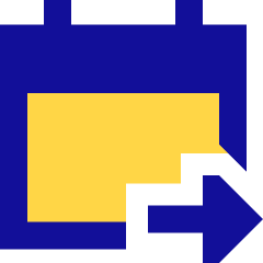 Calendar Jump To Date Icon from Sharp Pop Set