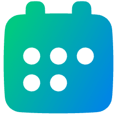 Calendar Mark Icon from Plump Gradient Set