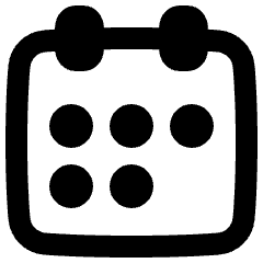 Calendar Mark Icon from Plump Remix Set