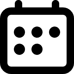 Calendar Mark Icon from Micro Line Set