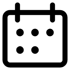 Calendar Mark Icon from Core Line Set